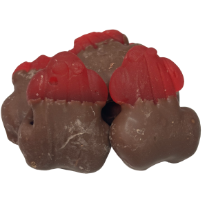 Hand Dipped Milk Chocolate Red Frogs 95g