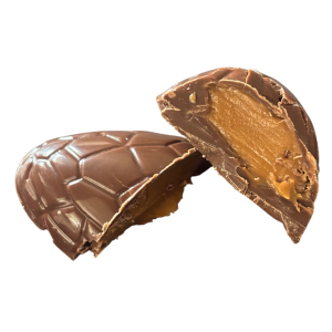 Handmade Biscoff filled Chocolate Half Eggs