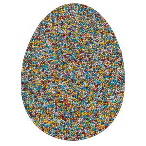 Handmade Easter Egg Freckle - Milk, White, Dark Chocolate - GF