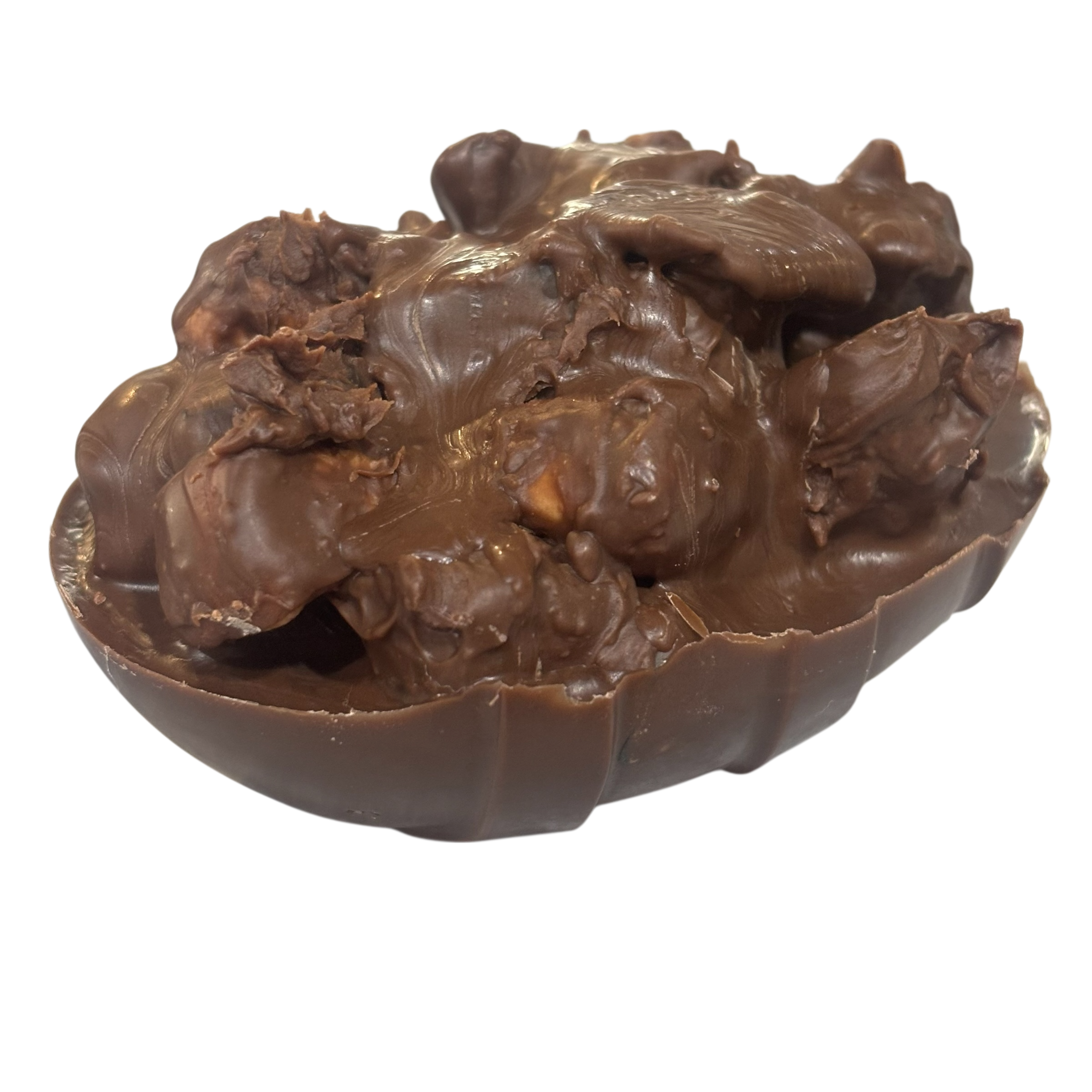 Handmade Vegan Rocky Road Half Egg - DF, GF, NF, VG